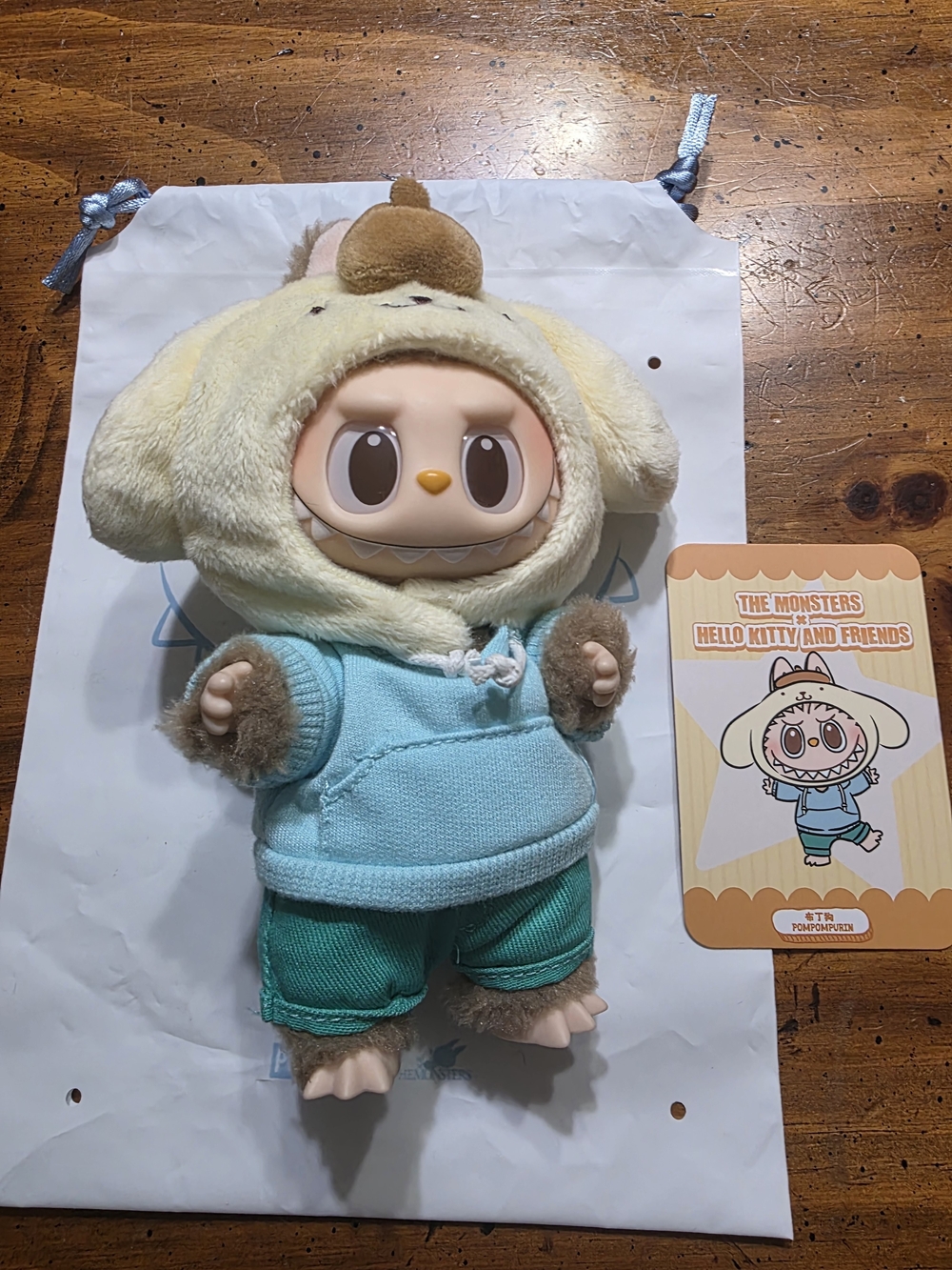 Labubu X Sanrio Pom Pom Purin